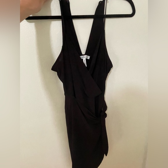 BCBGeneration Black Wrap Dress - Picture 5 of 6
